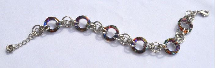 Thumbnail: Circular Swarovski Volcano Bracelet
