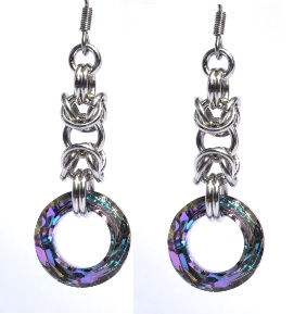 Vitrail Light Swarovski Byzantine Earrings