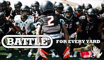 Battle mouth guards , football mouth pieces