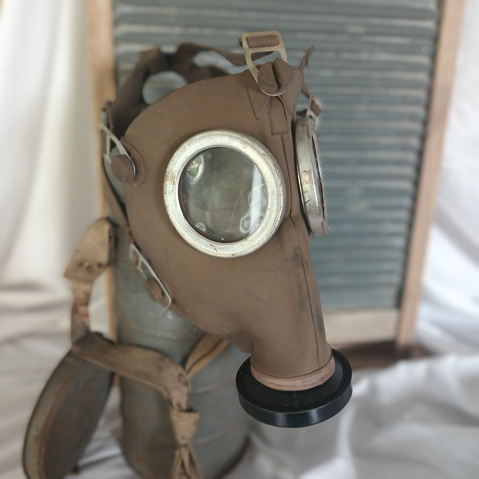 Thumbnail: Gasmasker, militaria