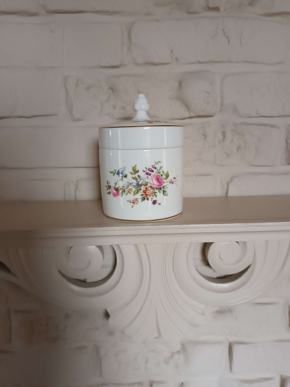 Thumbnail: Minton Bone China Candy Jar, Marlow motif