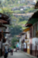 Colombian coffee region town