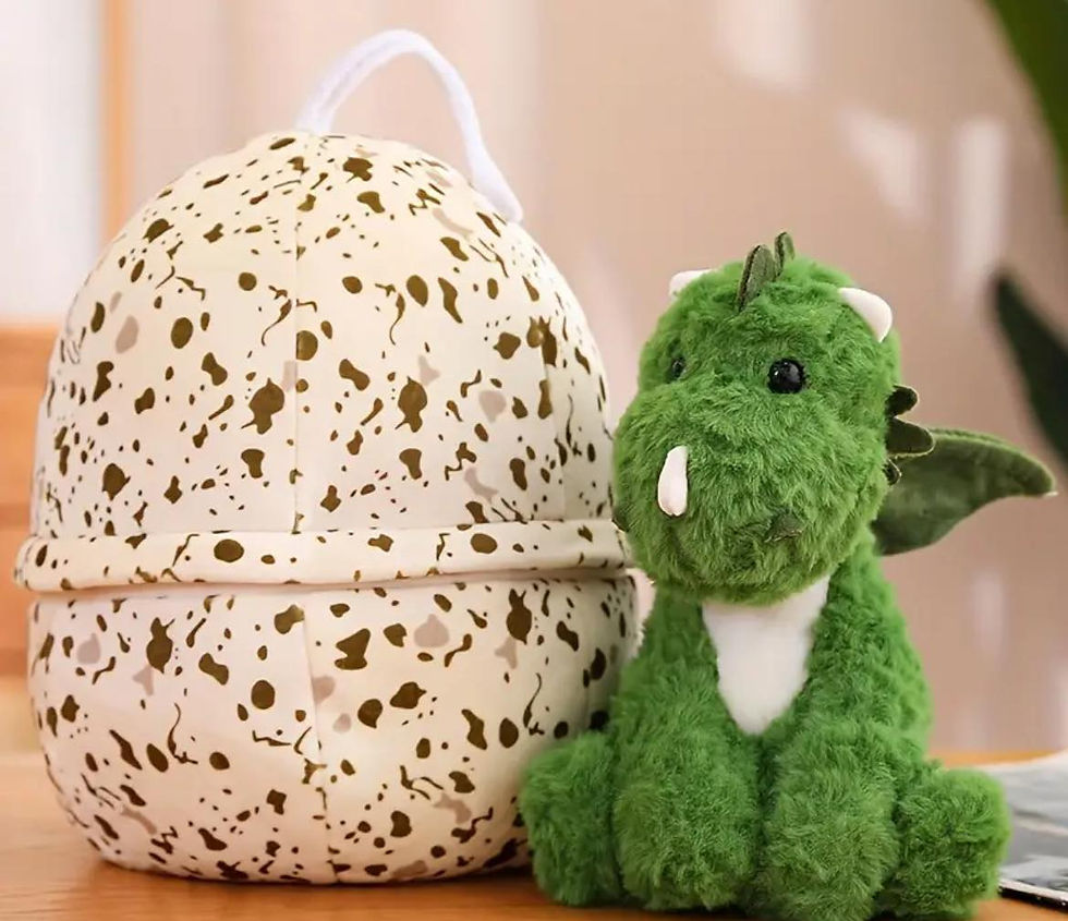 Thumbnail: Plush Dragon Toy in Dragon Egg