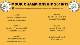 MDUK Championship Dates announced