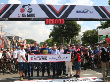 Deputado Sebastião Santos participa da 71º edição da “Prova Ciclística 1º de Maio”, em Indaiatuba