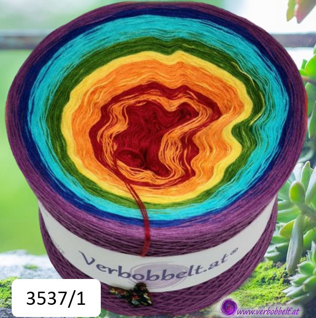 Miniaturbild: Chakrabobbel Variante 1 - mit 7 Farben Chakra im Verlauf