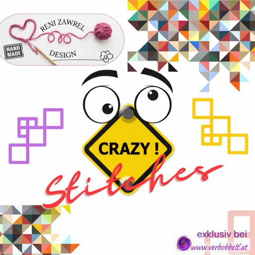 Anleitung Crazy Stitches - Anleitung für das Tuch der verrückten Maschen - kostenlose Anleitung - Renate Zawrel