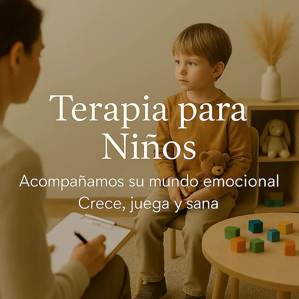 Terapia para niños en el consultorio psicologico Junisse Montaño