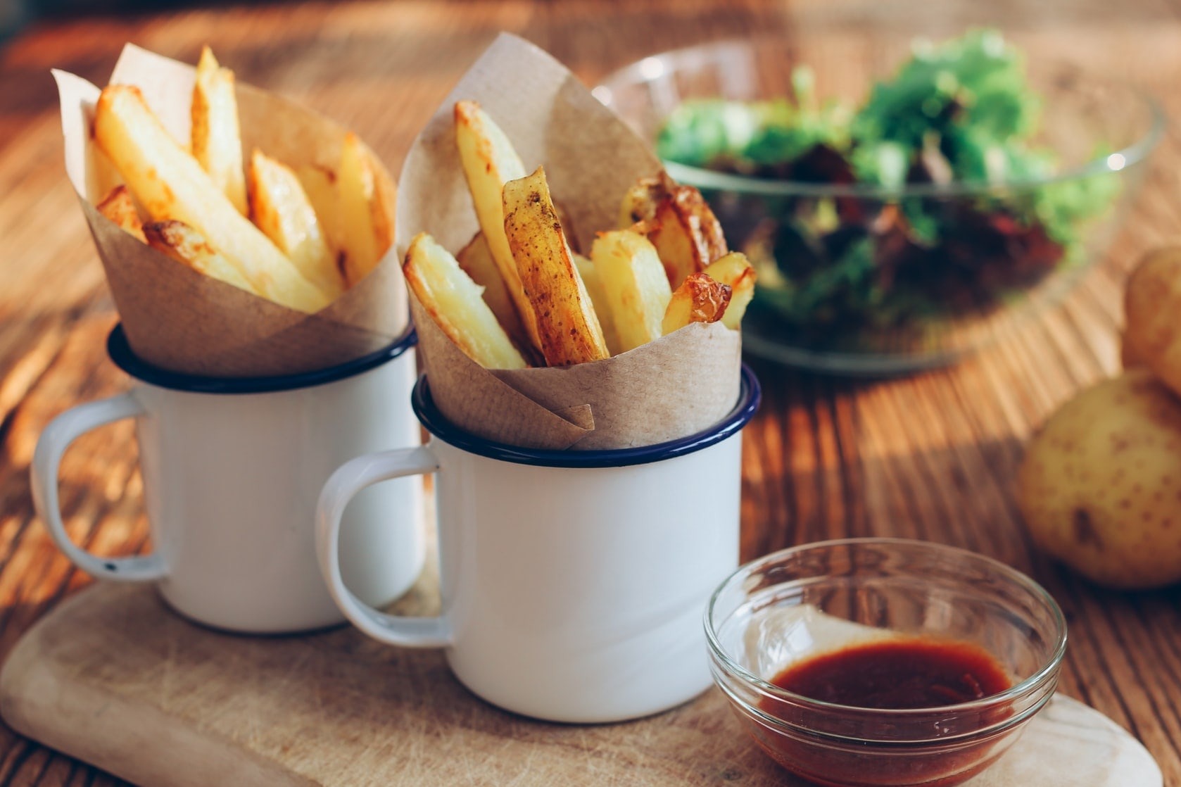 Arranged Food and Objects