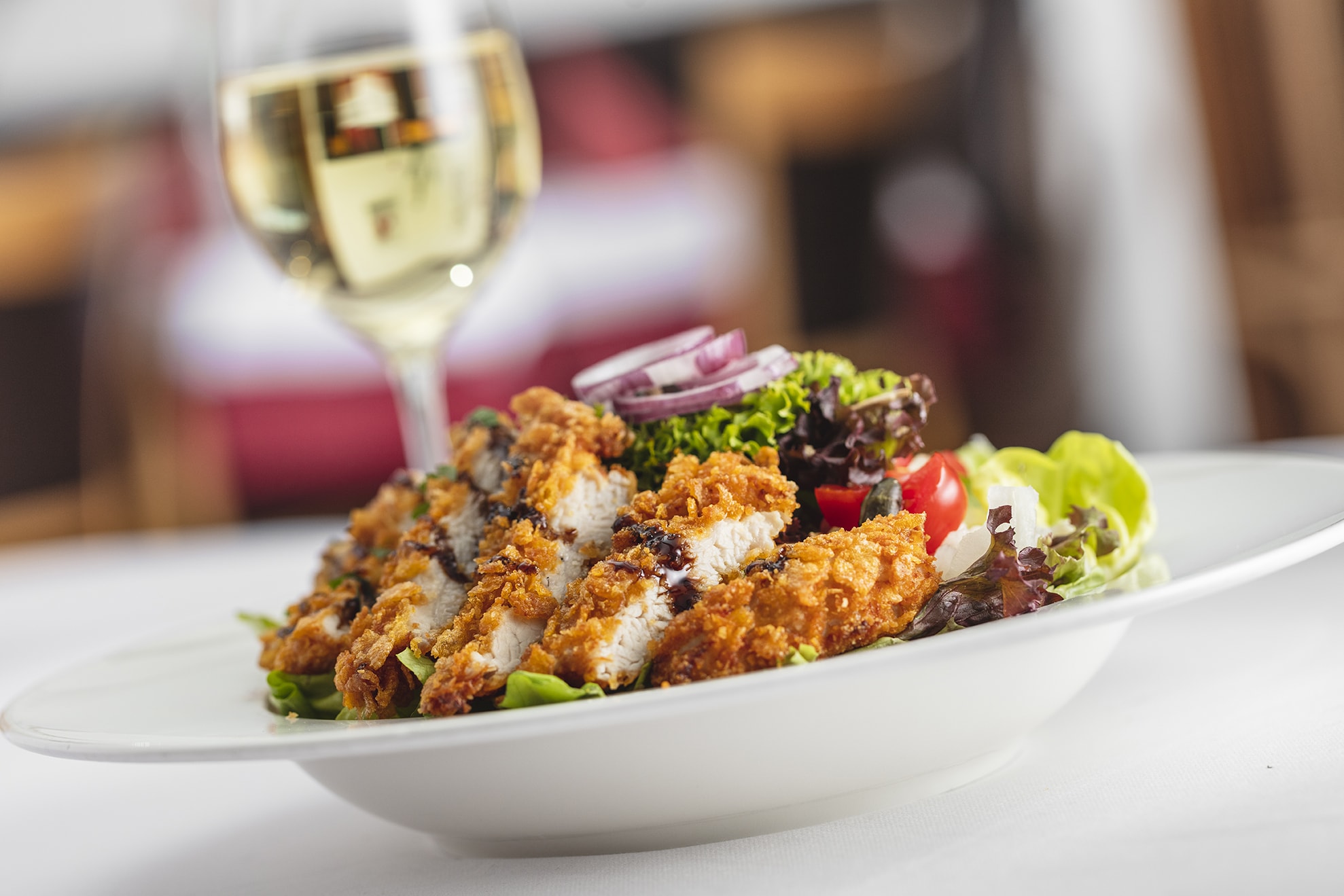 Arranged Food and Objects