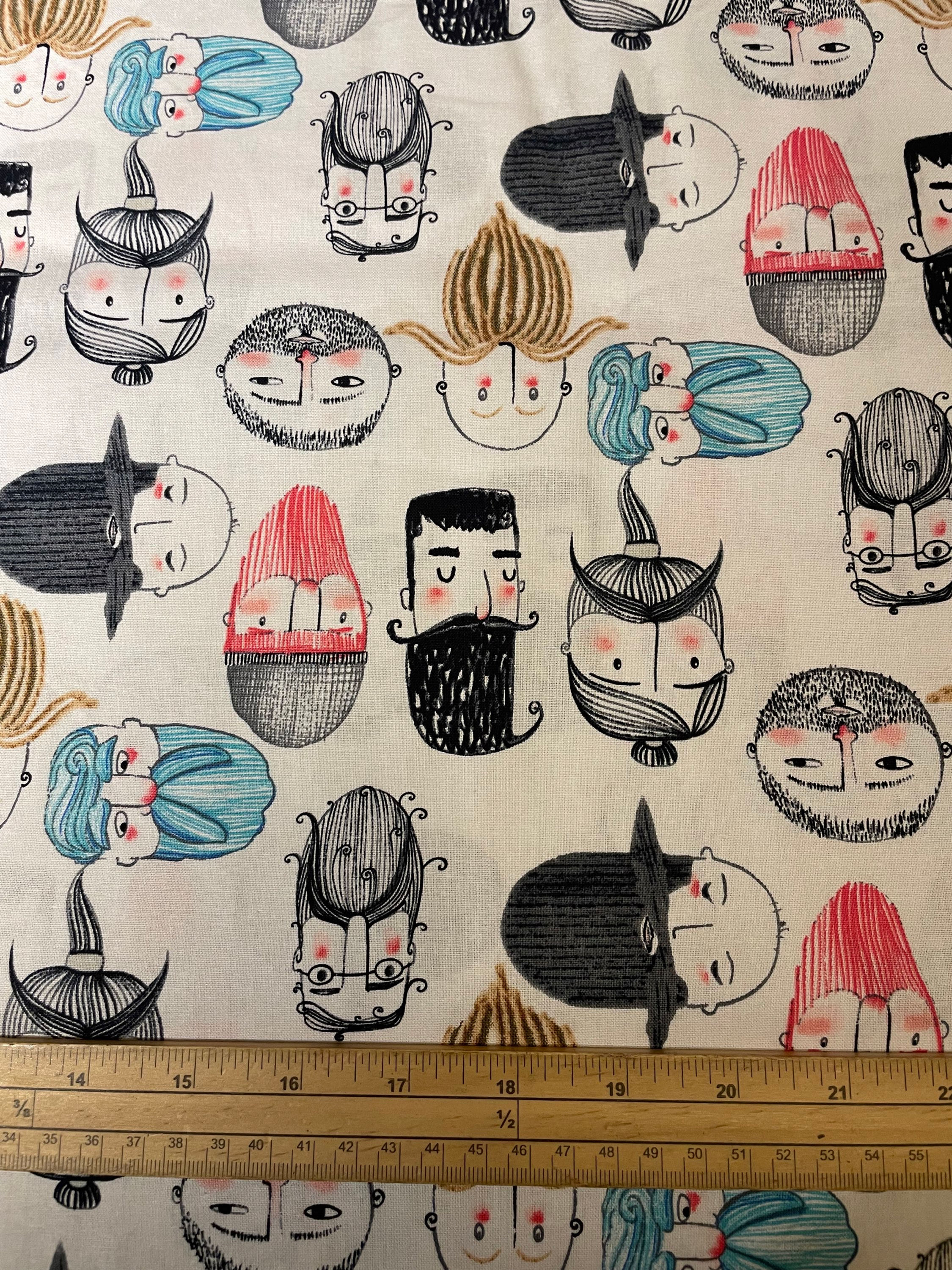 To Beard Or Not To Beard Faces - 100% Cotton