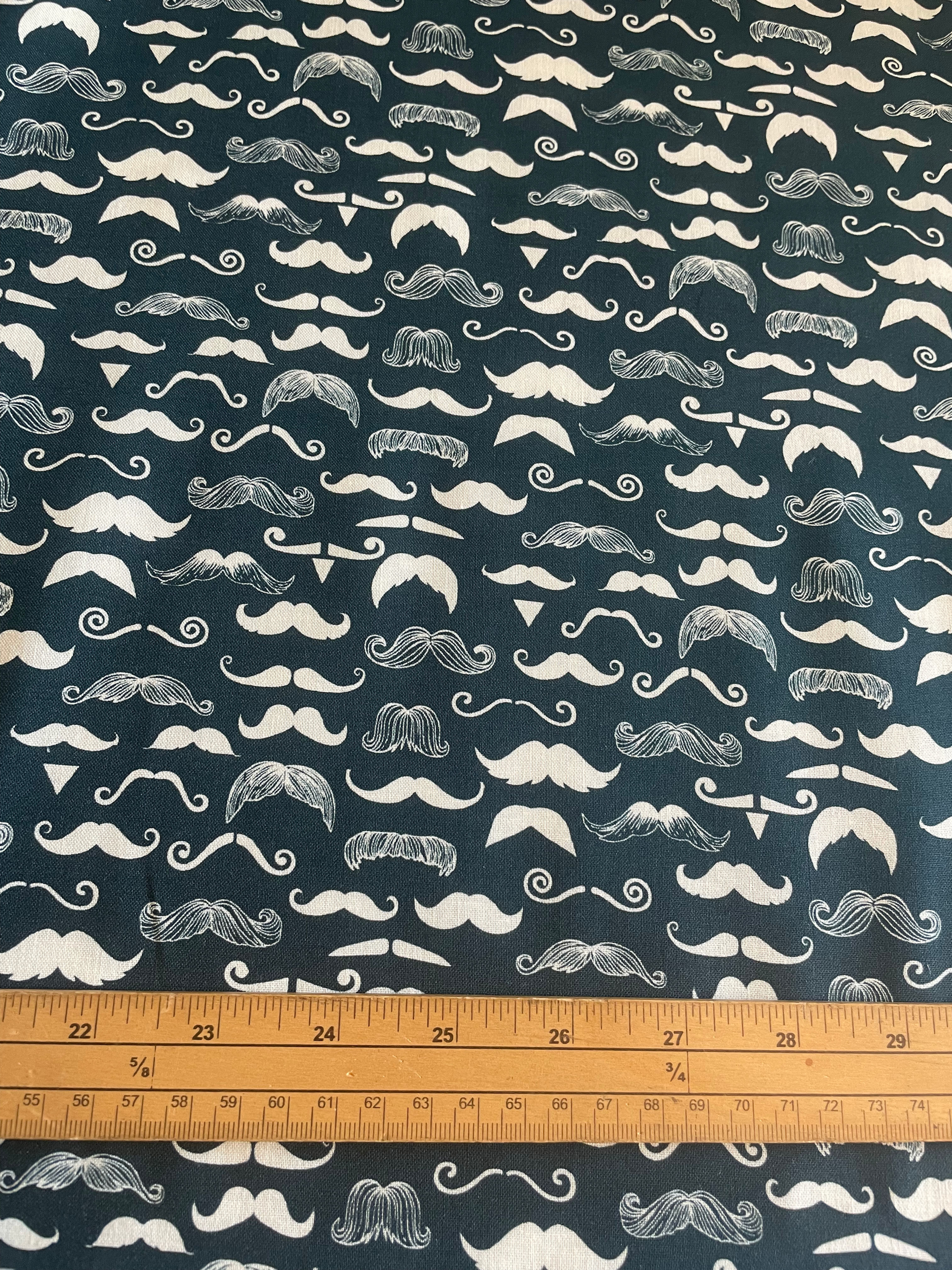 Moustaches On Carbon  - 100% Cotton
