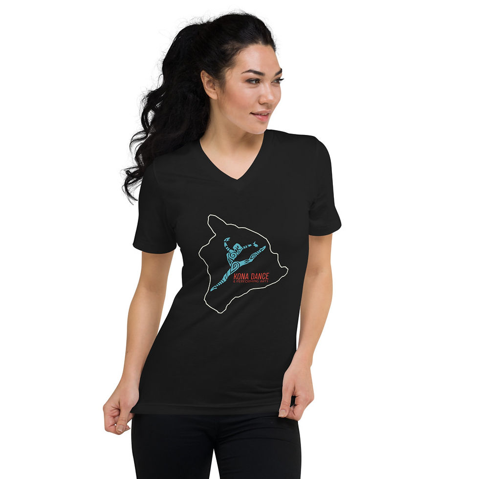 Thumbnail: Unisex Short Sleeve V-Neck T-Shirt