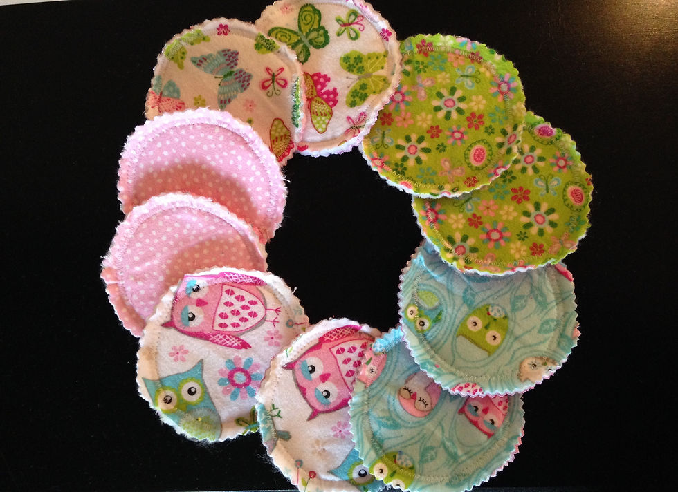 Reusable Breast Pads (girl prints)