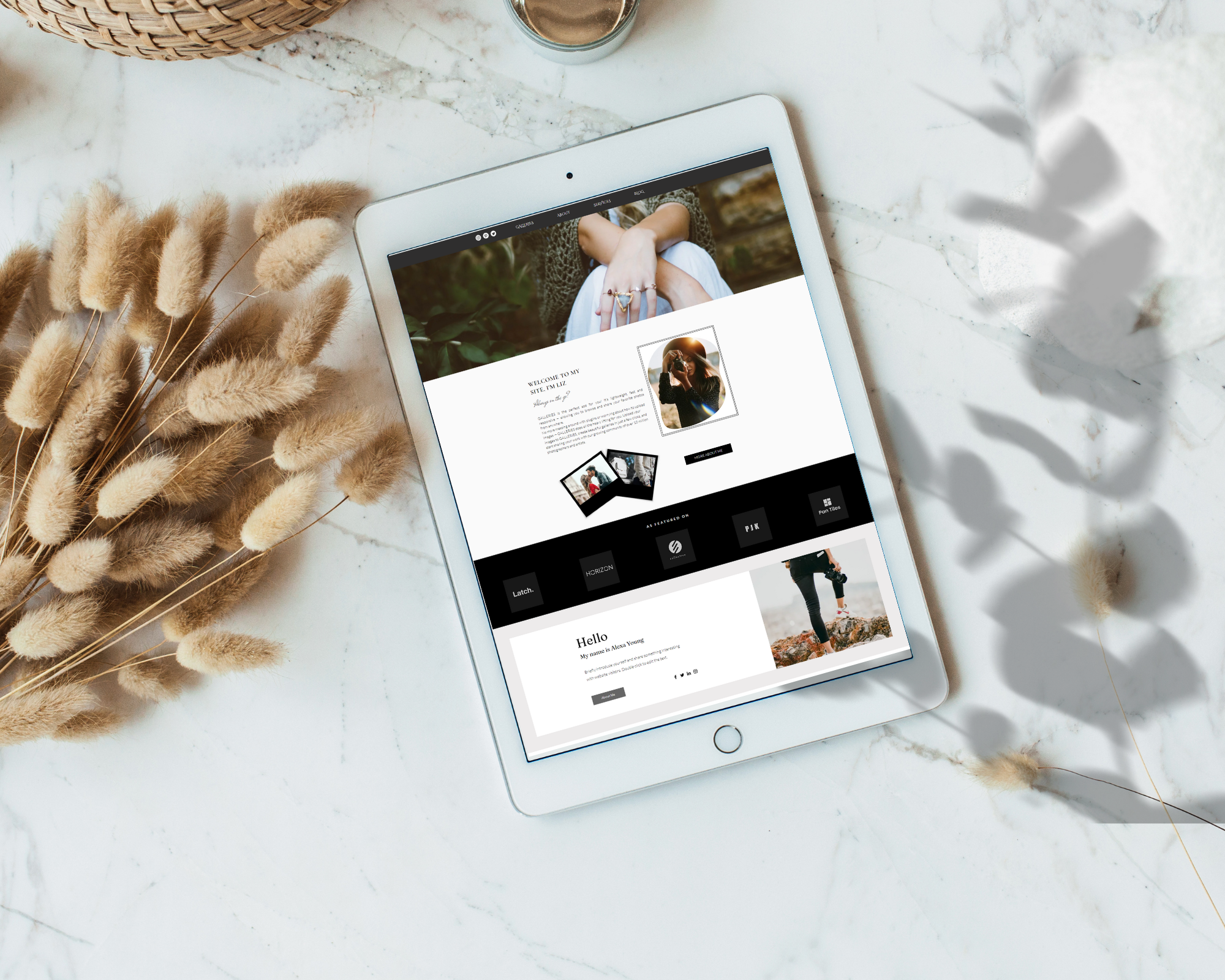 Photography Portfolio Wix Website Template