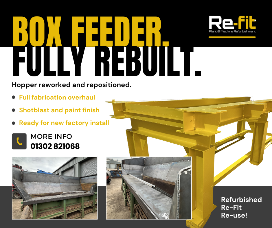 Box Feeder Refurbishment: Full Overhaul, Rebuilt for a New Production Line