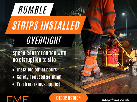 Rumble Strips Installed Overnight to Boost Safety and Minimise Disruption