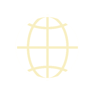 Emoticône de globe du monde représentant la livraisons de la marque de haute parfumerie française Herbaux dans le monde.
