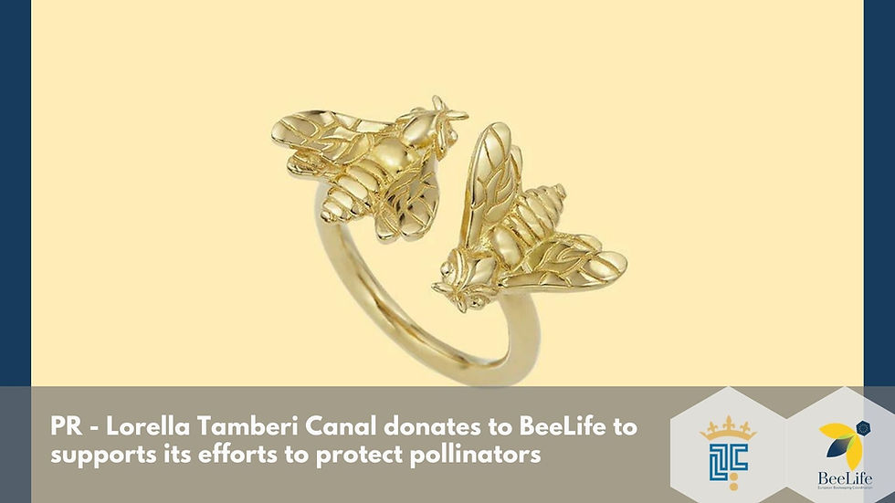 Communiqué De Presse Commun - Lorella Tamberi Canal soutient les efforts de BeeLife