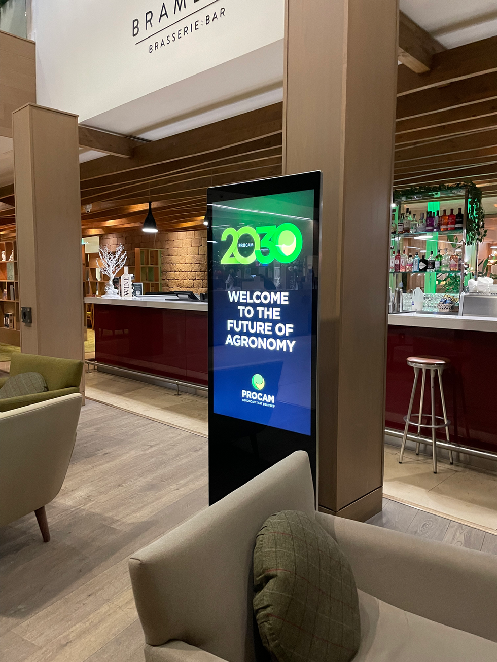 ProCam 2030 sales conference: Venue screens