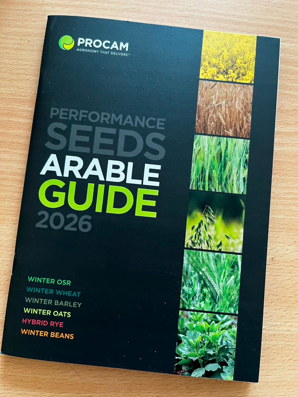ProCam Performance Seeds Arable Guide