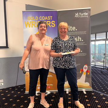 Two women at Gold Coast Writers event