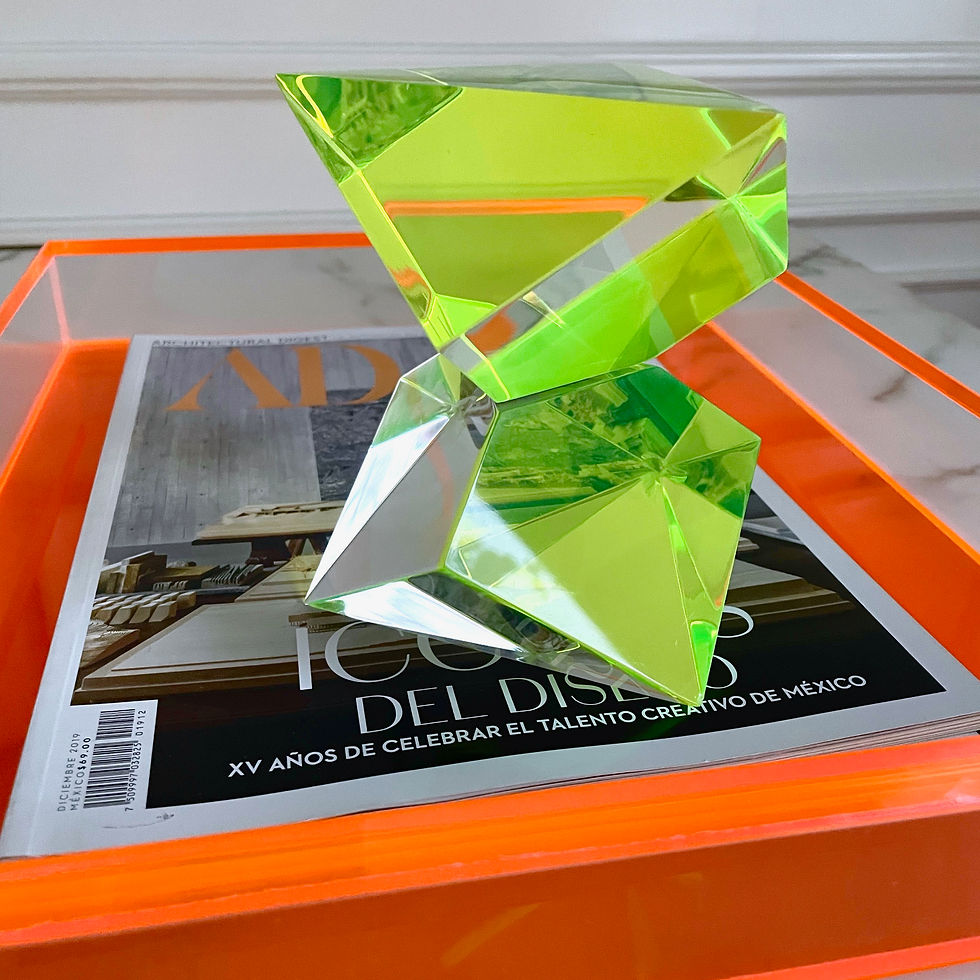 Miniatura: Cubo Facetado Color Verde