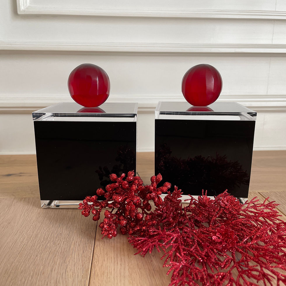 Caja Bubble Mini Acrílico Negro