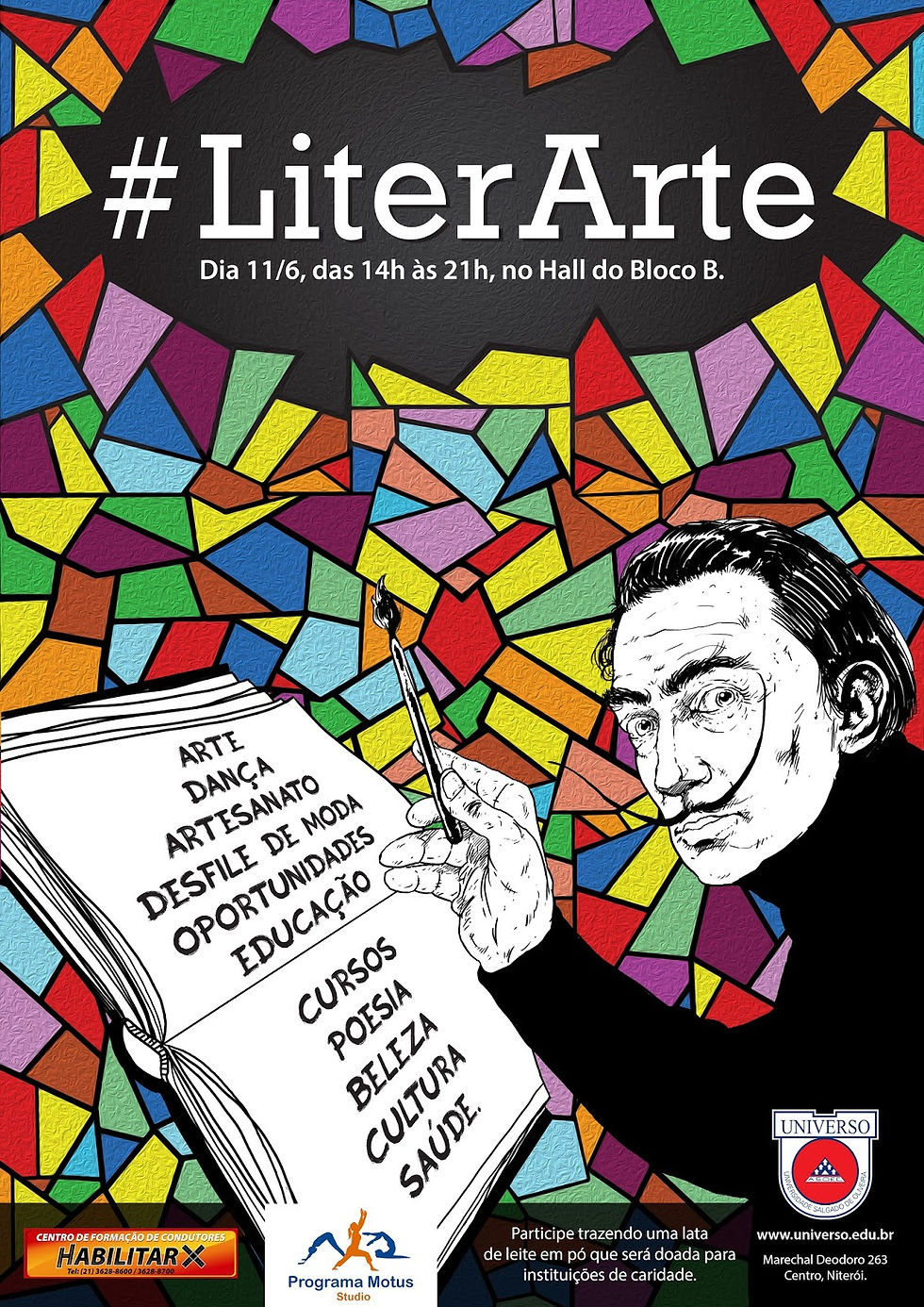 Literarte Cartaz formato A3 (29,7 x 42cm)