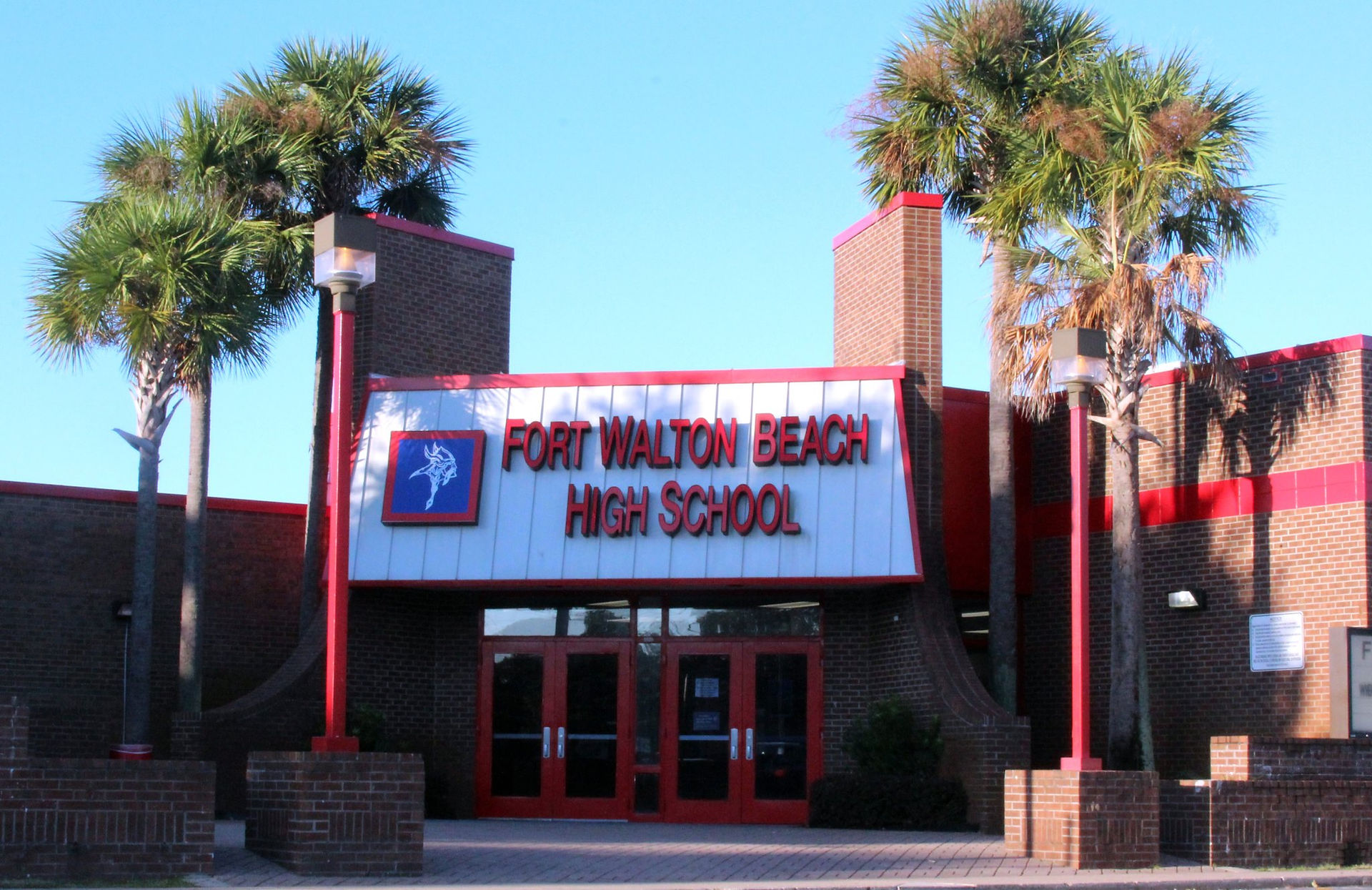 Outside of Fort Walton Beach High School
