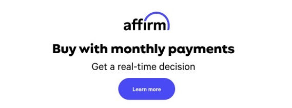 Logo for affirm monthly payments