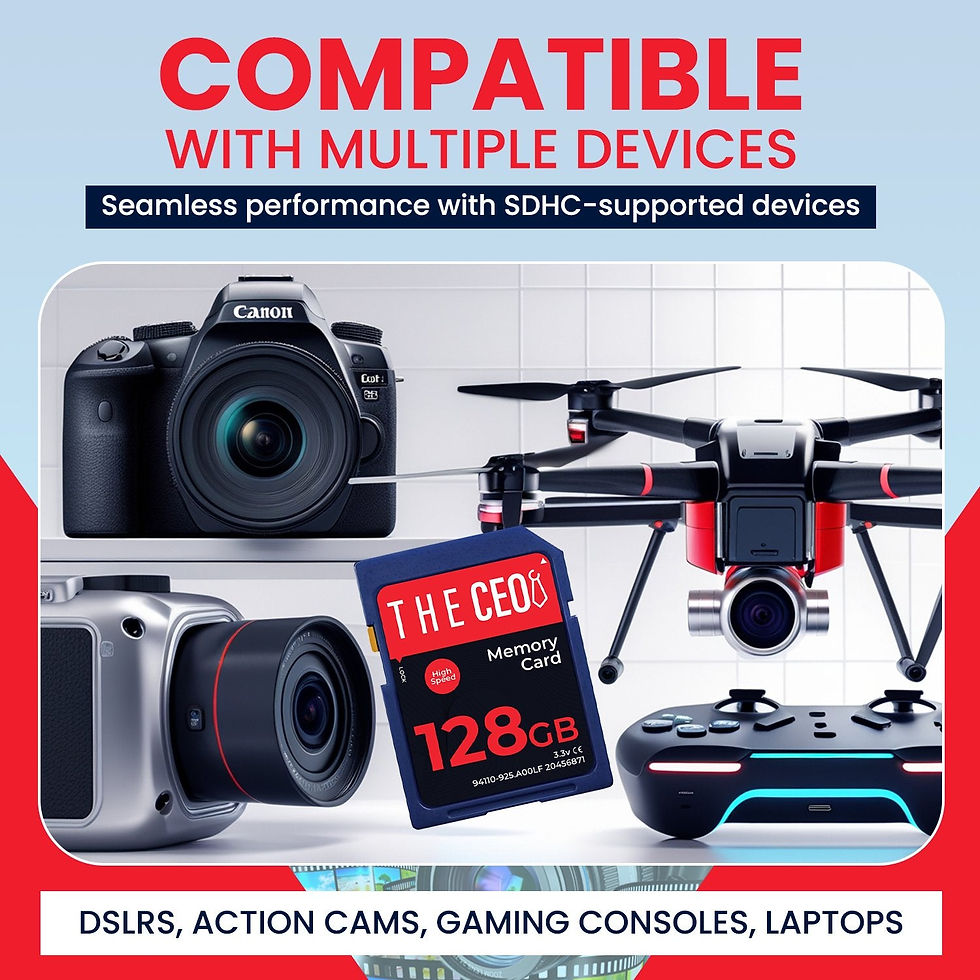 Thumbnail: 128G SD Memory Card Ultra SDHC UHS-I 90MB/s, C10, U1, Full HD, SD Card