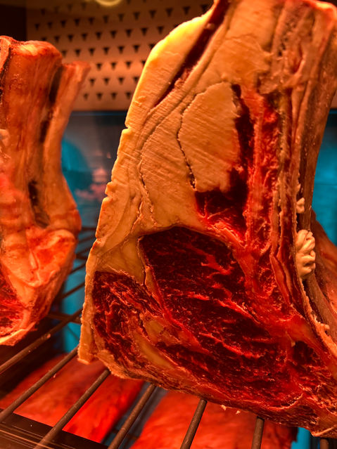 Carne en cámara de maduración