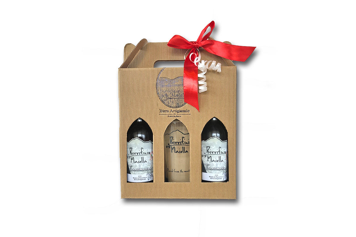 Pacco Regalo - 2 Bott Transumanza da 33cl + 1 Bicchiere