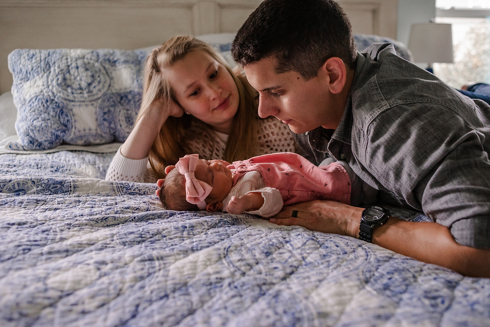 in home newborn photographer in jacksonville fl