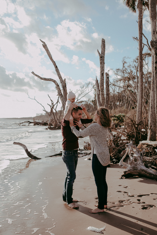 Big Talbot Island Boneyard Beach Jacksonville FL Family Photographer