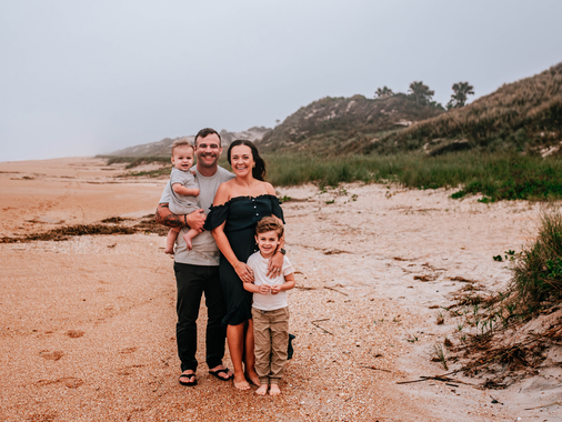 Beach Family Photography near Jacksonville, Florida