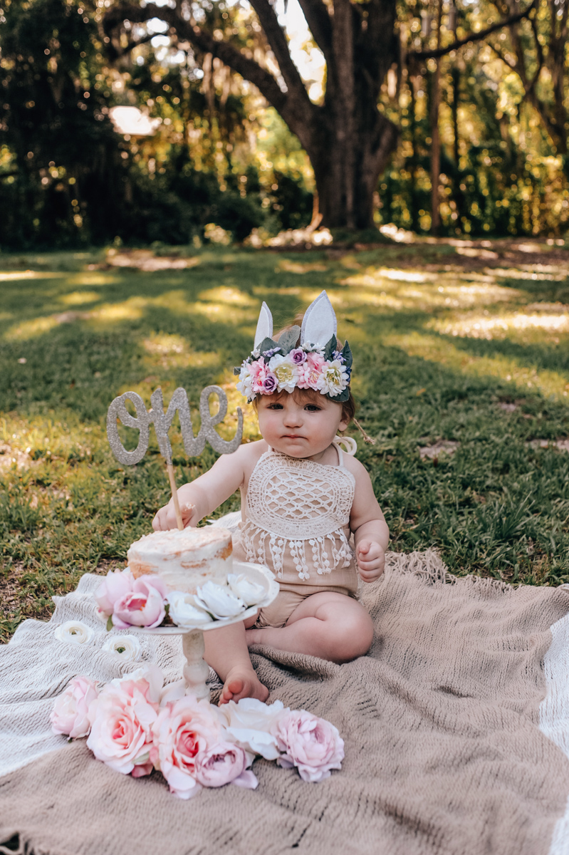 first birthday portraits