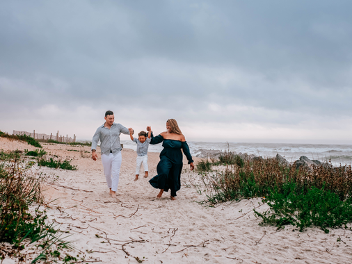 Beach Family Photography near Vilano Beach, Florida