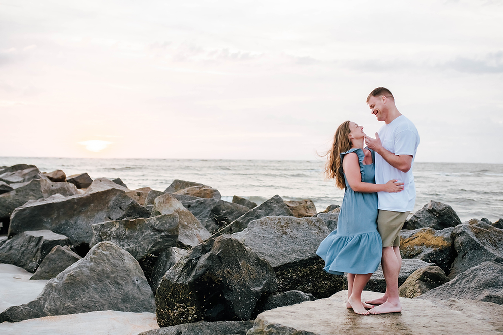 beach family photo in st augustine fl