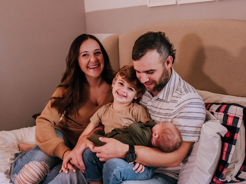 Newborn Photos from the comfort of home in Jacksonville, Florida