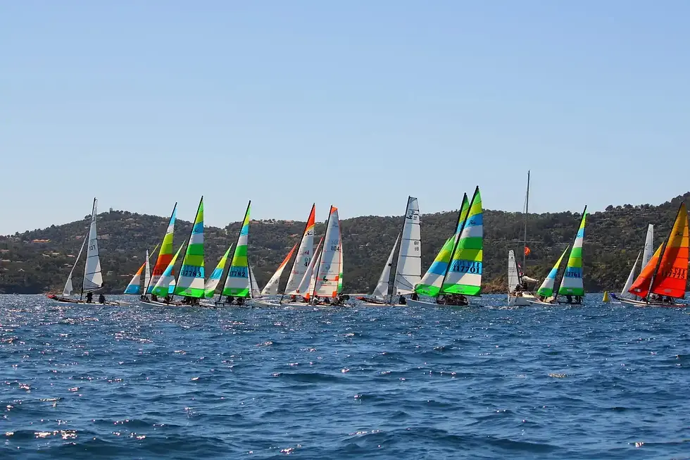 Compétition catamaran club voile Bormes les Mimosas