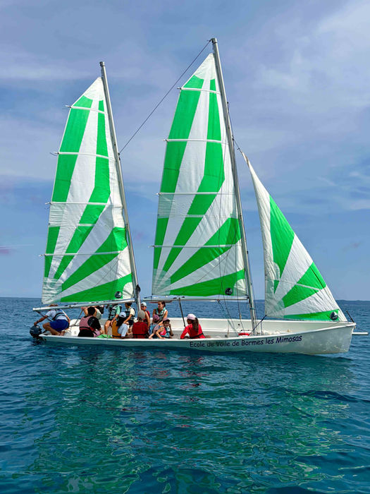 Goélette sortie bateau famille Bormes les Mimosas Lavandou