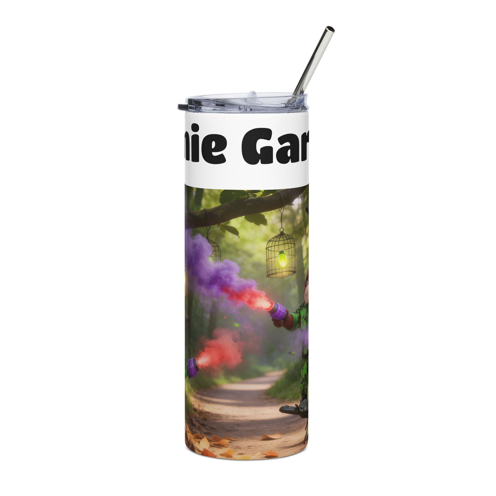 Tumbler — Colorful Forest Character 20oz Stainless Steel Travel Cup