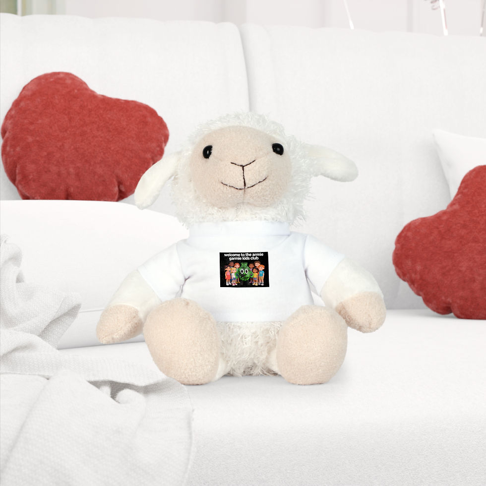 Thumbnail: Welcome to the Diner Plush Bear with Graphic Tee — Cute Retro Diner Crew Gift