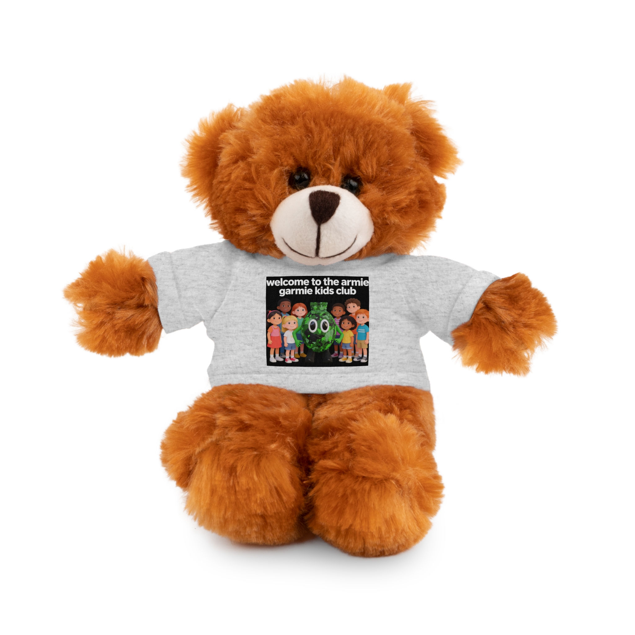 Stuffed Bear with Tee — 'Welcome to the Army Games Kids Club' Plush Gift