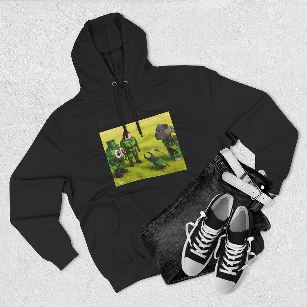Thumbnail: Three-Panel Fleece Hoodie