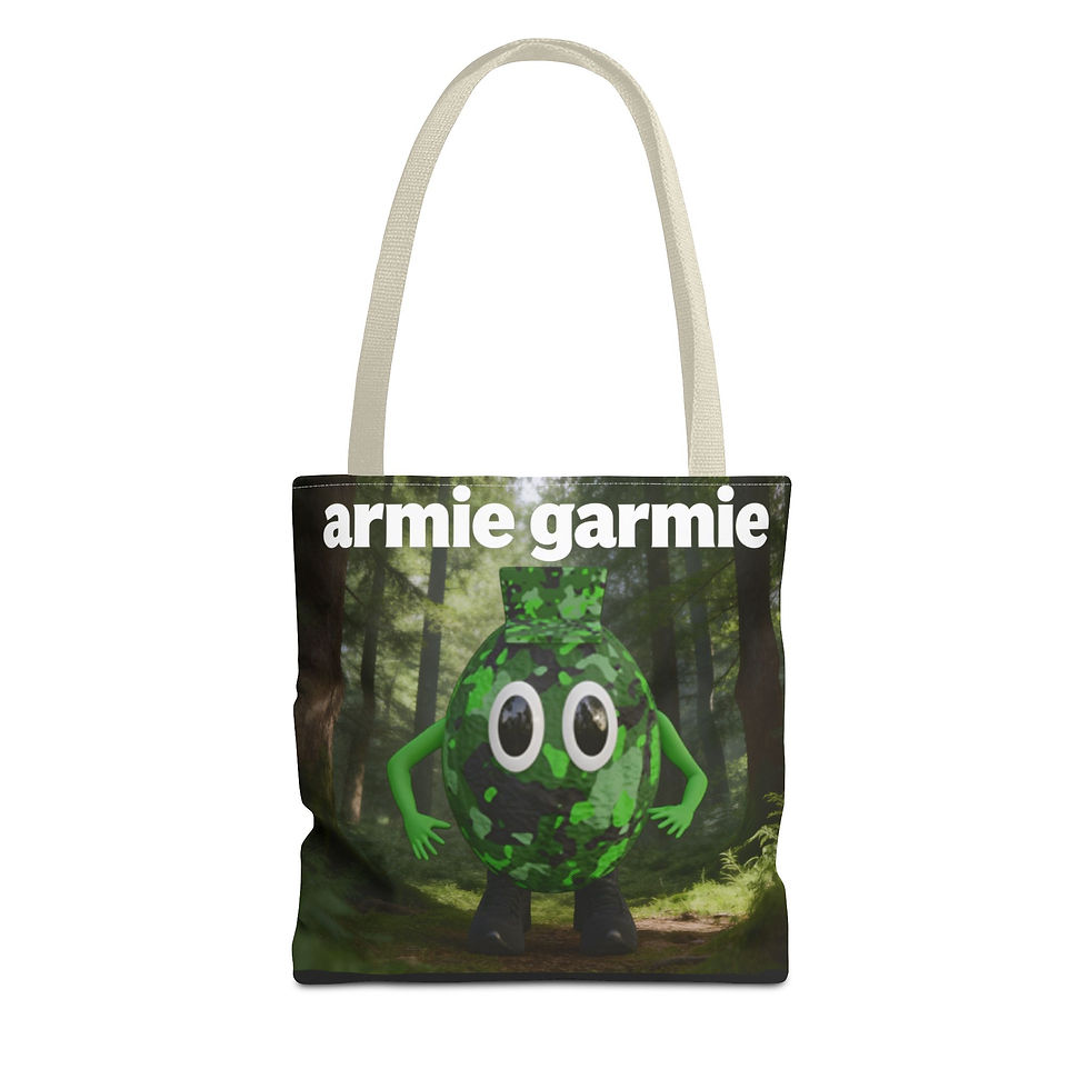 Thumbnail: Armie Garmie Forest Camouflage Tote Bag