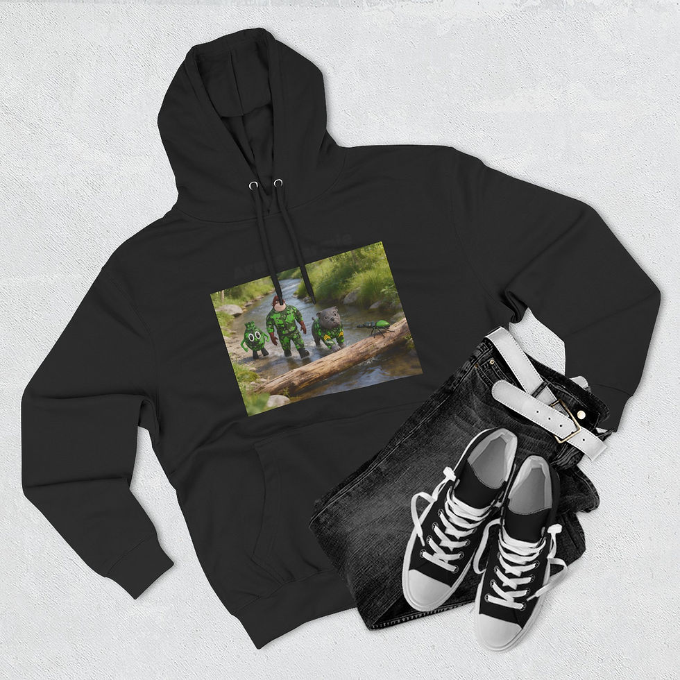 Thumbnail: Three-Panel Fleece Hoodie