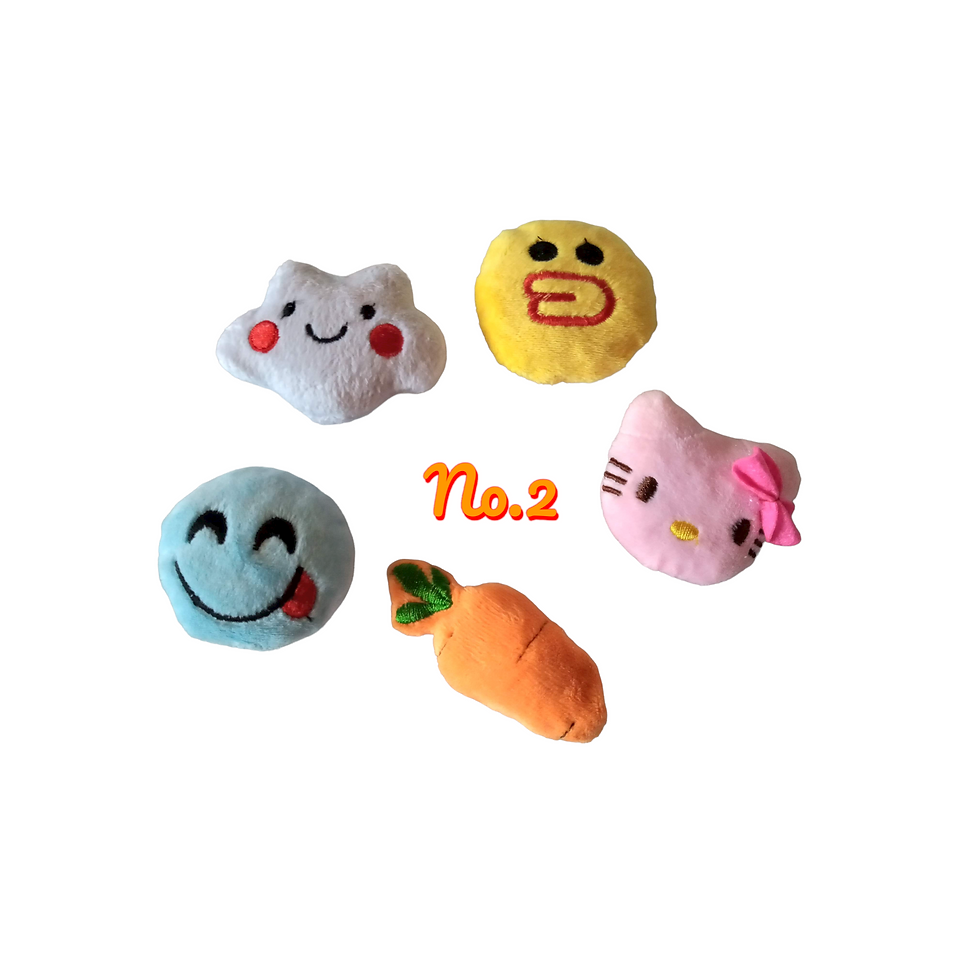 Thumbnail: Cute Plush, Embroiderd Ferret Toys, Packs of 5.